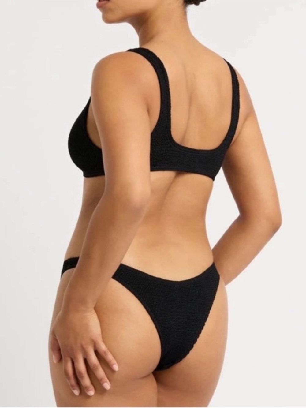 Bond-eye Swim Bikini Set Scout Bikini Top and Scene Bikini Bottom NWT Ribbed OS - Picture 12 of 13
